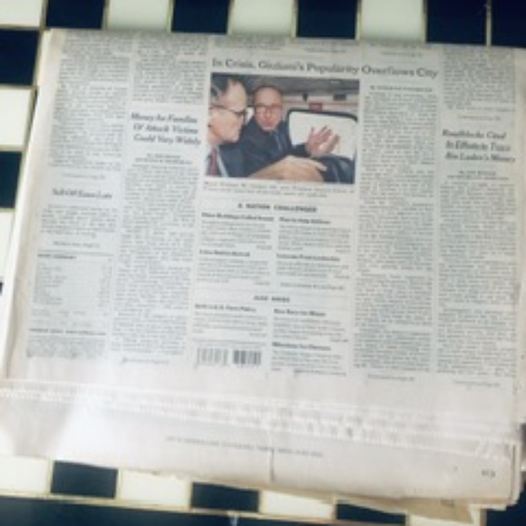 9/20/2001 The New York Times - Picture 5 of 6